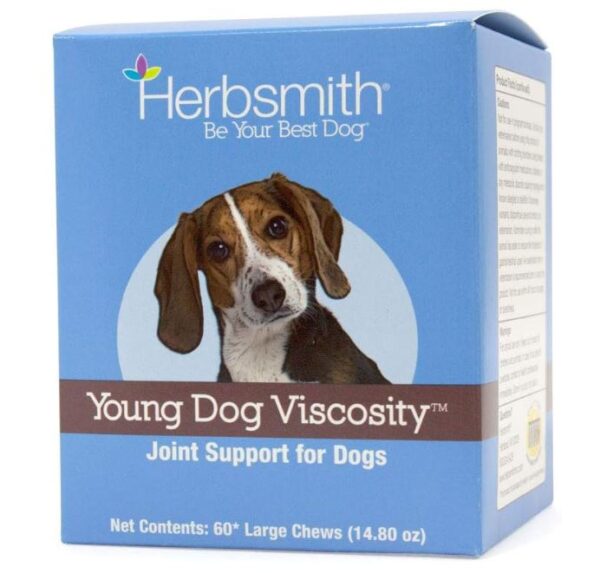 Herbsmith Young Dog Viscosity – 4-in-1 Natural Joint Support for Dogs